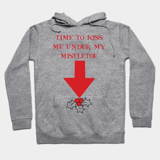 Mistletoe kiss Hoodie by joefixit2